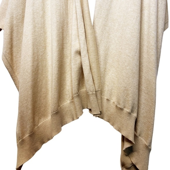 RALPH LAUREN Knit Cardigan Sweater with Long Front Size M / L in Heather Camel - Picture 6 of 16